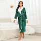 RONGTAI Womens Bathrobe Ladies Fleece Plush Warm Long Robes Fleece Nightgown Sleepwear EX-STOCK Canada 