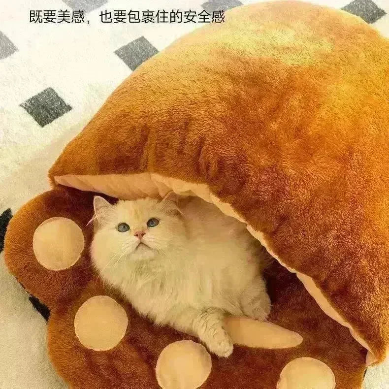 Winter Warm Thickened House Semi-closed Cat Nest - EX-STOCK CANADA