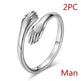 Alloy Simple Hands Hug Ring Opening Adjustable Jewelry - EX-STOCK CANADA