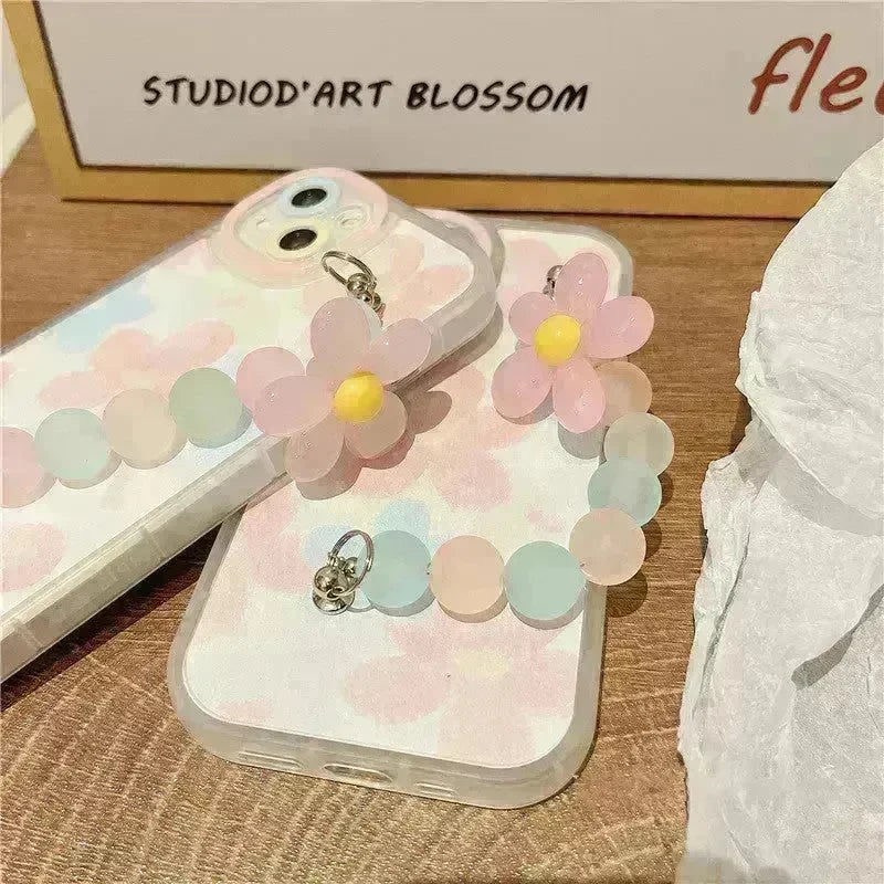 Fashion Flower Bracelet Silicone Phone Case - EX-STOCK CANADA