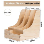 Minimalist Wooden Desk Organizer Office Table Organizer - EX-STOCK Canada