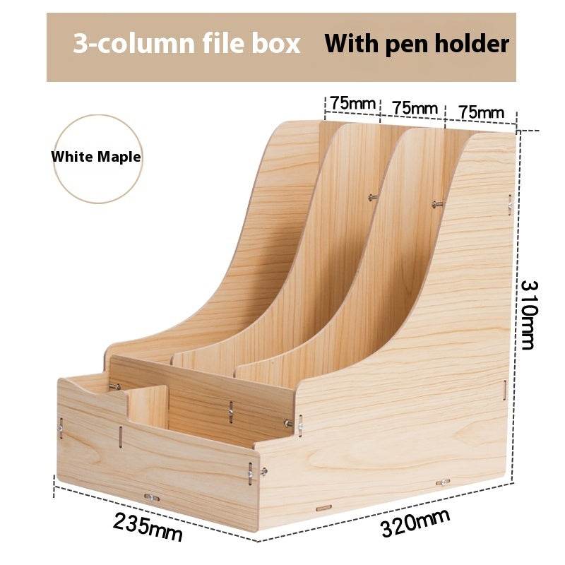 Minimalist Wooden Desk Organizer Office Table Organizer - EX-STOCK Canada