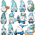 24 PCs Christmas Wooden Hanging Ornaments - EX-STOCK CANADA
