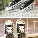 Canvas shoes non-slip casual shoes student parent-child shoes new baby shoes white shoes - EX-STOCK CANADA