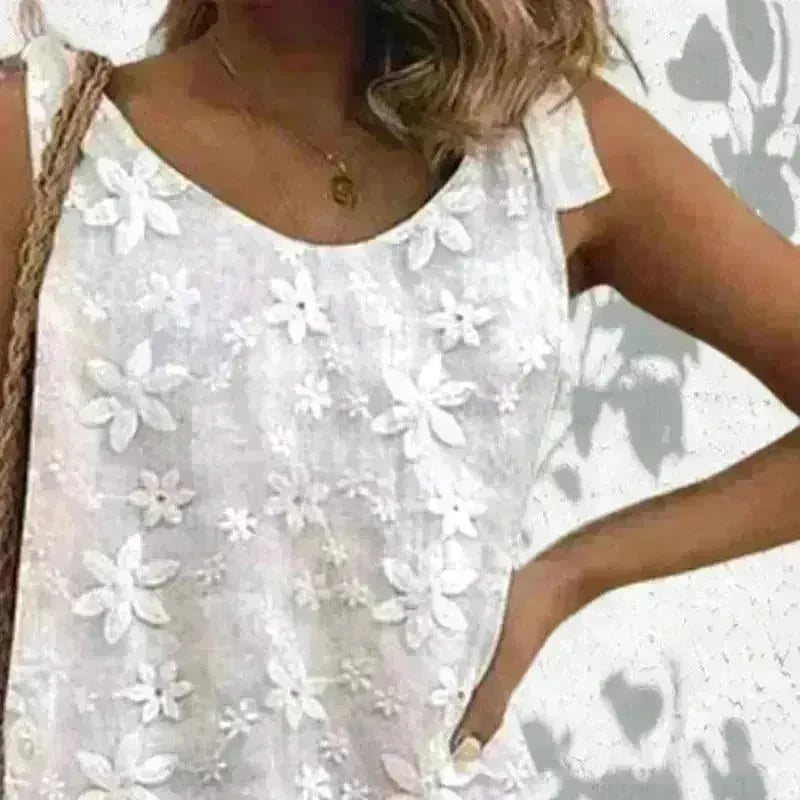 Casual And Sweet Lace Bow Shoulder Strap Jumpsuit - EX-STOCK CANADA