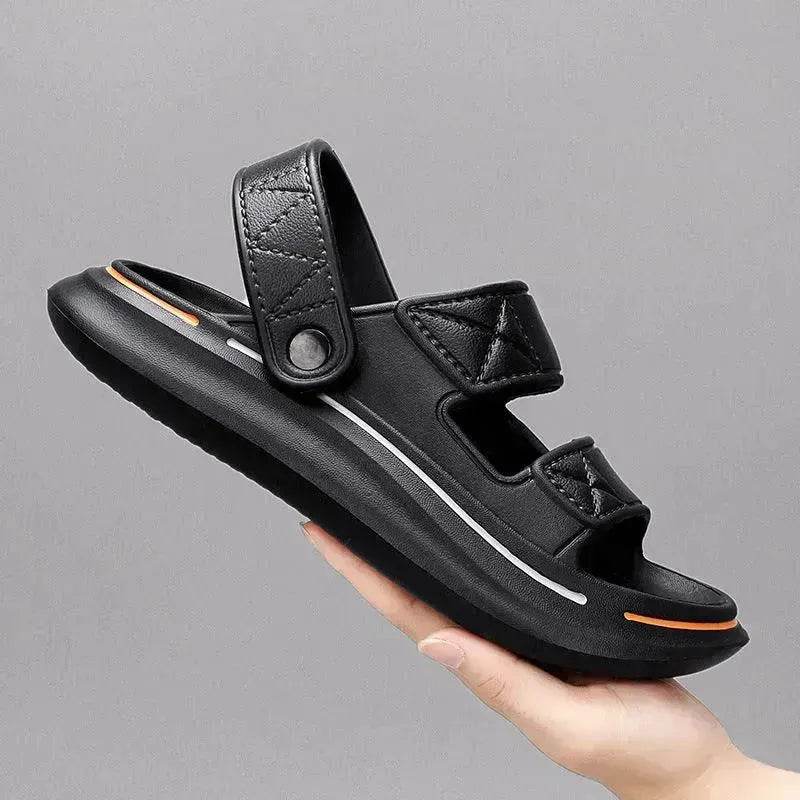 Casual Beach Shoes Non-slip Wear-resistant Platform Couples Sandals - EX-STOCK Canada