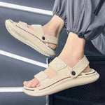 Casual Beach Shoes Non-slip Wear-resistant Platform Couples Sandals - EX-STOCK Canada