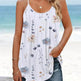 Casual Round Neck sleeveless loose summer Beach top women - EX-STOCK Canada