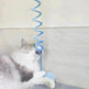 Cat Toy Self-Hi Sucker Spring Rabbit Hair Ball Interactive Play Pet Supplies Interactive Toys - EX-STOCK CANADA