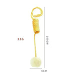Cat Toy Self-Hi Sucker Spring Rabbit Hair Ball Interactive Play Pet Supplies Interactive Toys - EX-STOCK CANADA
