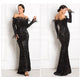 Off shoulder sequins Mermaid Formal Party dress - EX-STOCK CANADA