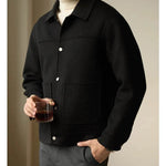 Men's Short Double-faced Woolen Goods Jacket - EX-STOCK Canada