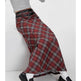 Retro Plaid High Waist student maxi Skirt - EX-STOCK Canada
