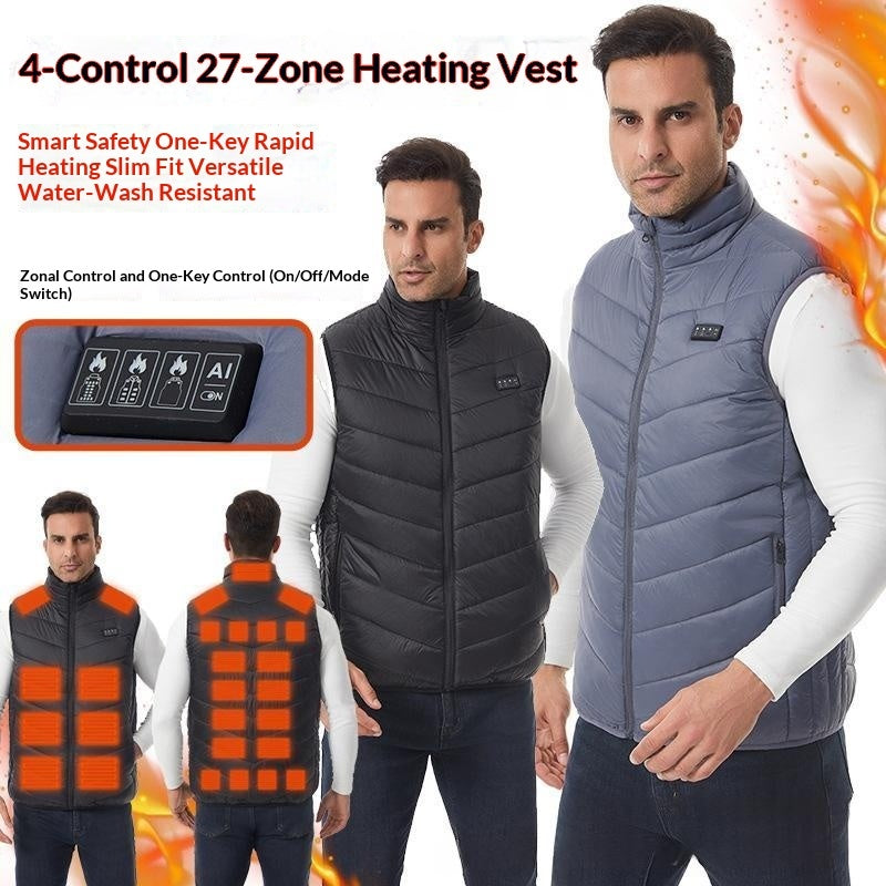 Mens New Winter Electrically Heated Vest | EX-STOCK product gallery photo 1
