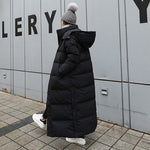 Women's Loose-fitting Padded Long Below-the-knee Cotton Coat - EX-STOCK Canada