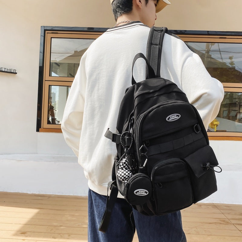 High School And College Student College Style Computer Bag Couple Backpack EX-STOCK