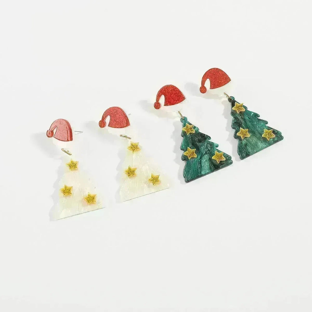 Creative Niche Fashion Temperament Trendy Festive Acrylic Earrings - EX-STOCK CANADA