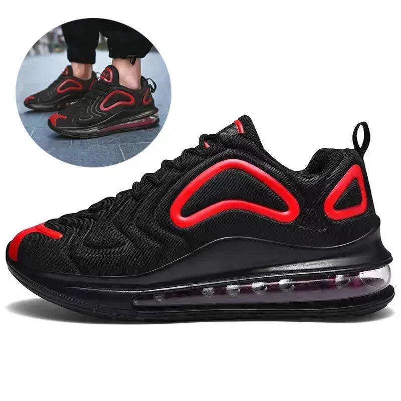 Men's Fashion Outfit Sneakers Air Cushion Outdoor Breathable Lace-up Sneakers Running Sports Shoes - EX-STOCK Canada