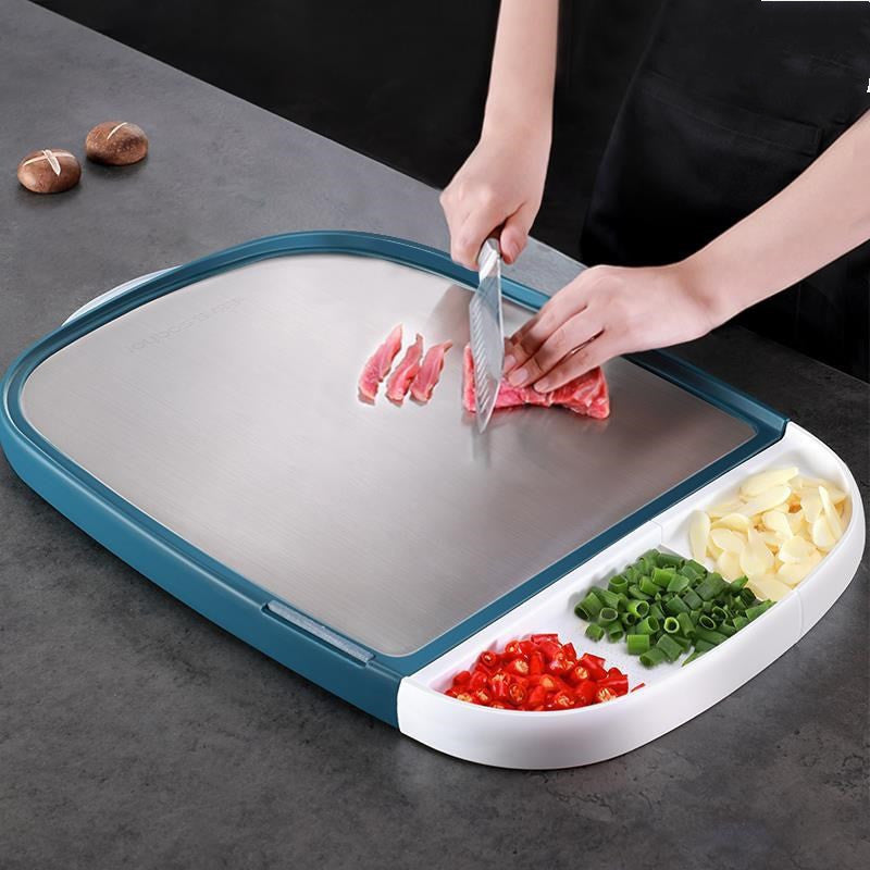 Multifunctional Stainless Steel Cutting Board Thickened Chopping  Mildew Proof EX-STOCK Canada 