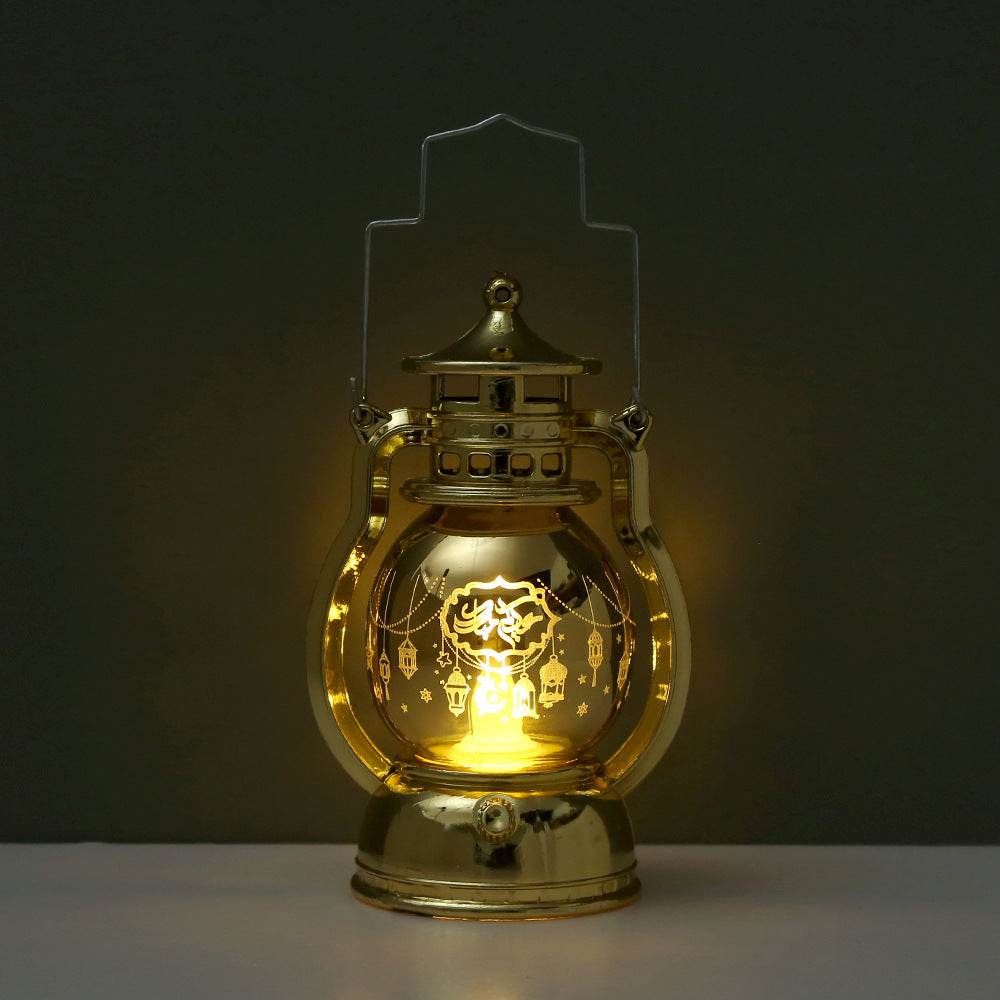 Ramadan Eid Mubarak Lantern Led Lights Party Decor Kids Gifts Middle East laser carved lantern - EX-STOCK Canada