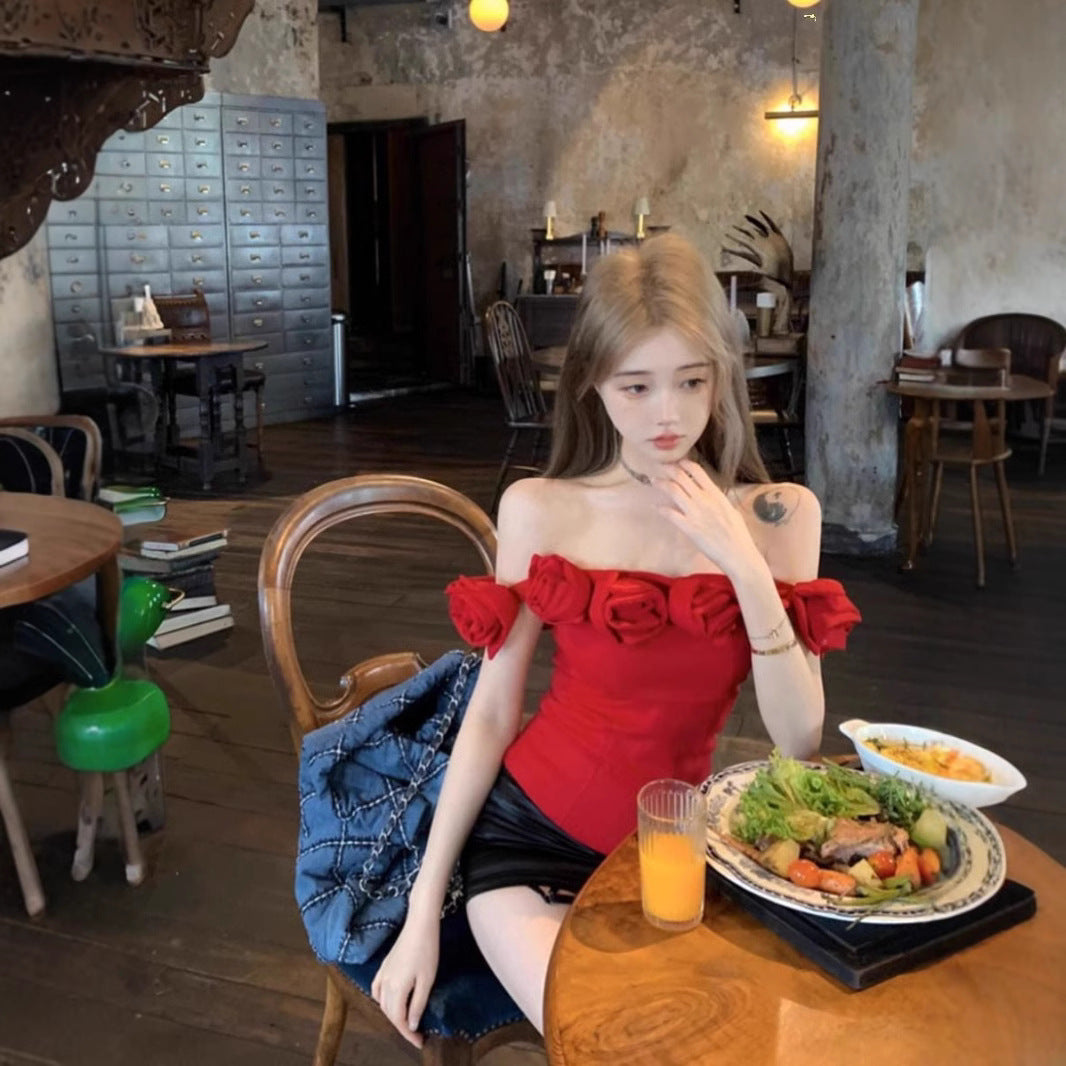 Women's Fashion Short Bandeau Sling Top