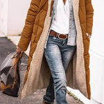 Classy Fleece lined Long Hooded Puffer Winter coat for women - EX-STOCK Canada