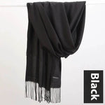 Pure Color Warm Keeping Scarf All-match Cashmere Shawl - EX-STOCK Canada