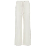 Pure Color Minimal Versatile Sports Style Low Waist Lace-up Draping Mop Straight-leg Trousers - EX-STOCK Canada