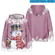 Christmas Snowman Personalized Printed Hoodie Sweatshirts - EX-STOCK Canada