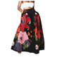 High Waist Maxi Prairie Floral Long Summer Skirt - EX-STOCK Canada