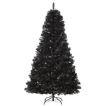 7ft Artificial Christmas Tree Holiday Home Indoor Decoration With Automatic Open, Black EX-STOCK Canada 