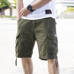 Workwear Loose Plus Size Solid Color Casual Cargo Shorts Men - EX-STOCK Canada