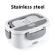 Kitchen Electric Heated Lunch Box Stainless Steel School Car Picnic Food Heating Heater Food Warmer Container EX-STOCK