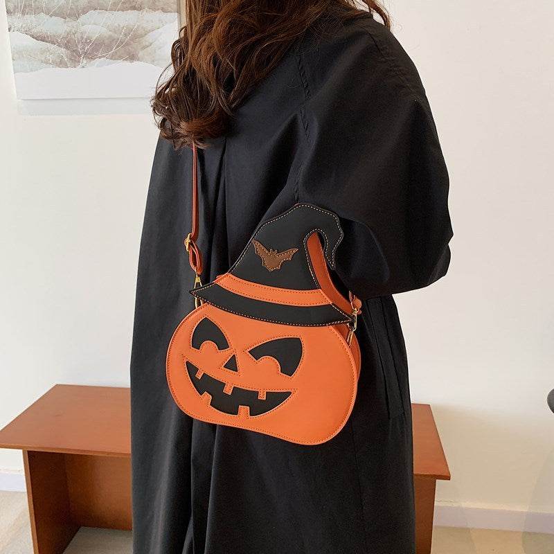 Shoulder Messenger Bag Female Halloween Pumpkin Bag - EX-STOCK Canada