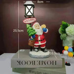 Christmas Gifts Resin Christmas Snowman Night Light Decoration Christmas Gifts Crafts - EX-STOCK CANADA