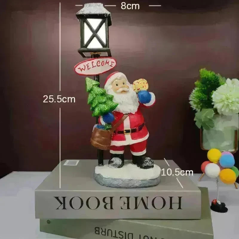 Christmas Gifts Resin Christmas Snowman Night Light Decoration Christmas Gifts Crafts - EX-STOCK CANADA