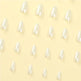24 PCS Ongles Art Aurora Blanc, Longs Ongles Fausse Pipe à Eau, Bout d'Ongle Faux OngleEX-STOCK Canada 