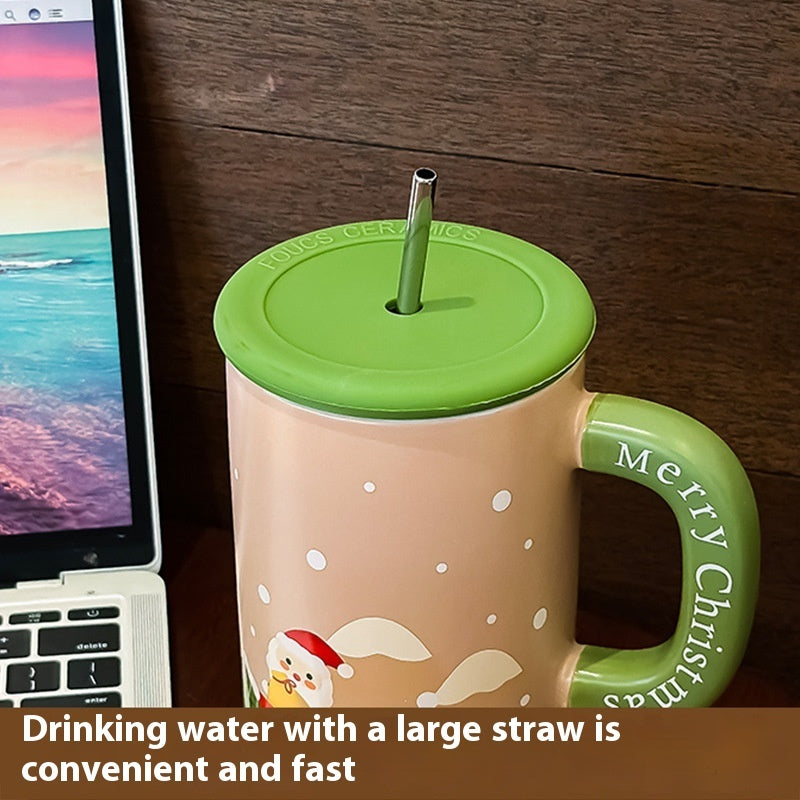 Christmas Gift Large Capacity Ceramic Cup Mug Creative EX-STOCK Canada 