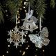 Christmas Decorations Sequins Acrylic Transparent Pendant - EX-STOCK CANADA