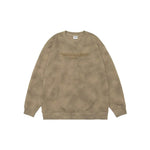 Retro heavy Oversized Crew neck Pullover sweatshirt for men - EX-STOCK Canada