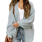 Fall fashioned jacket Knitted Cardigan sweater for women - EX-STOCK Canada