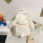 All-match Korean Style Cute Bunny Ears Backpack EX-STOCK