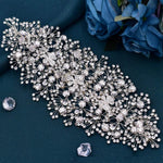 Luxury and Elegant Bridal Flower Rhinestone Headband Fashion Accessories set - EX-STOCK Canada