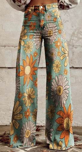 3D Digital Printed Women's Imitation Jeans EX-STOCK Canada 