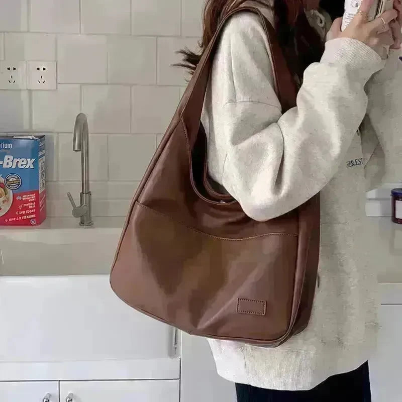 Fashion Tote Bag Large Capacity Casual Shoulder Bag Women's Commuting Handbag College Student - EX-STOCK CANADA