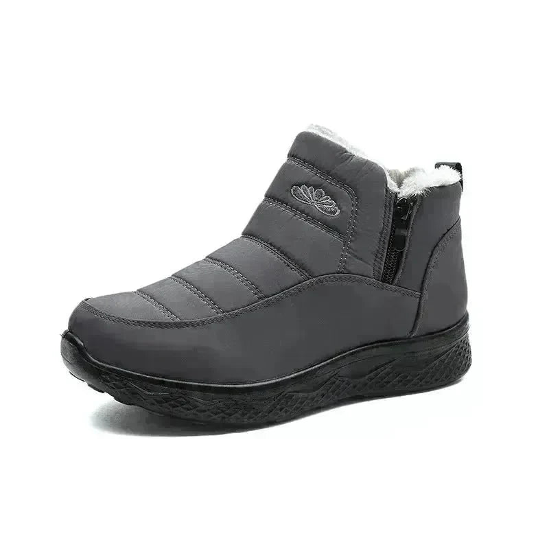 Winter Women's Cotton-padded Thick fleece lined Ankle Snow Boots - EX-STOCK CANADA
