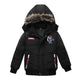 Small Medium-Sized Boys Cotton-Padded Fur Hoodie Winter Jackets for kids - EX-STOCK Canada