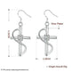 New Cross-border Popular Elongated Silver Dangling  drop Earrings - EX-STOCK CANADA