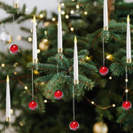 Christmas Candle LED Indoor Holiday Christmas Tree Ornaments  Festive Atmosphere Decoration Christmas Pendant EX-STOCK Canada 