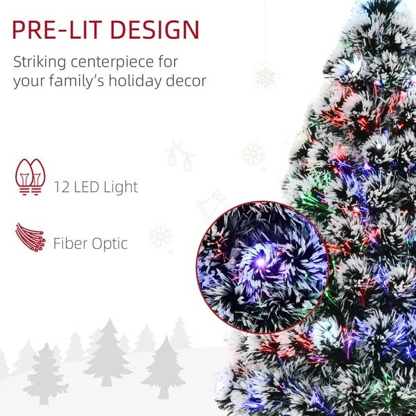 3ft Pre-Lit LED Optical Fiber Christmas Tree W  Stand EX-STOCK Canada 
